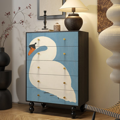 Commode de style française de luxe crème clair