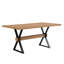 Table de salle à manger Shaun 63 "avec pieds en forme de X-1156947359