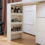 Six tiroirs, bureau amovible, trois compartiments de rangement