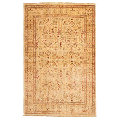 Peshawar Oushak Cream Rug 4'1" x 6'4"