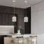 Luminaire suspendu 1 lumière (ensemble de 2)
