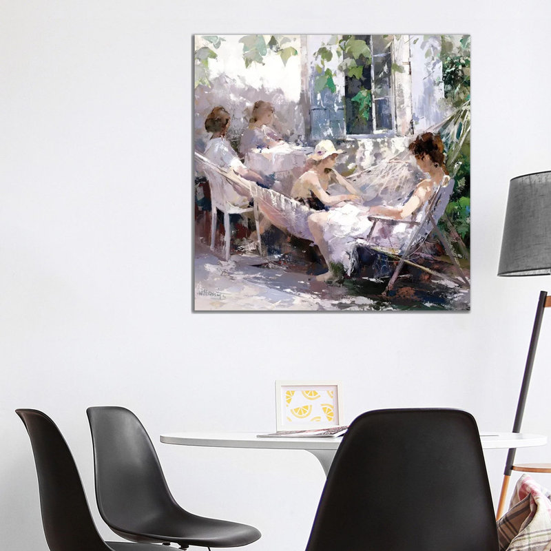 Tell Me A Story by Willem Haenraets - Wrapped Canvas Print, 93.98 cm H x 93.98 cm W x 1.91 cm D