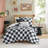 Checkered Comforter Set-130419463