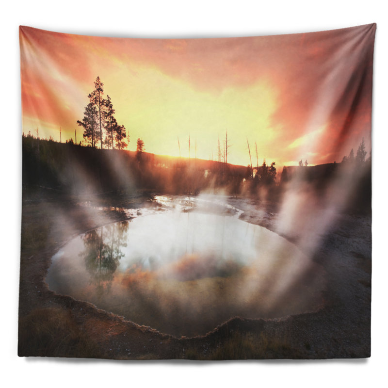 Tapisserie de piscine «Evening at Morning Glory», H 50 po x l 60 po