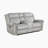 Cappella 75.5"W Rolled Arm Microfiber Double Reclining Loveseat-1540517887