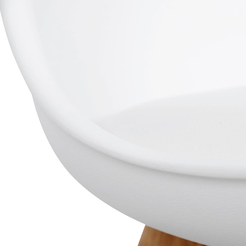 48cm H Upholstered Side Chair, White