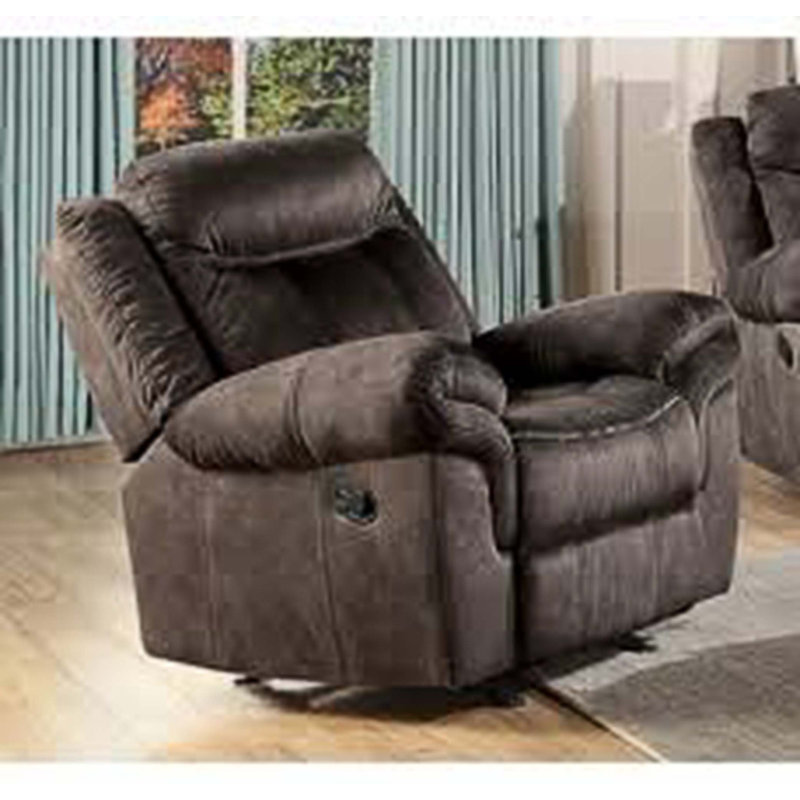 Upholstered Recliner, Chocolate Velvet