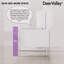 Toilette murale Deervalley DV-1F0379, conception sans rebord, double chasse à haut rendement 1,1 / 1,6 GPF, compatible avec réservoir dissimulé, cuve allongée compacte, céramique blanche, peu encombrante, luminaire de salle de bain moderne
