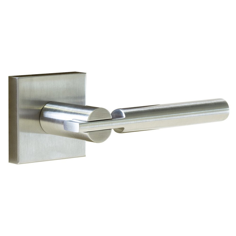 Door Lever Set, Right, Stainless Steel