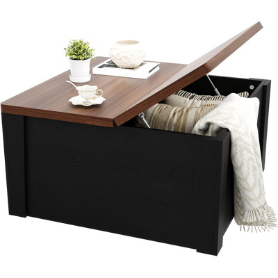 Farmhouse Square Coffee Table with Storage