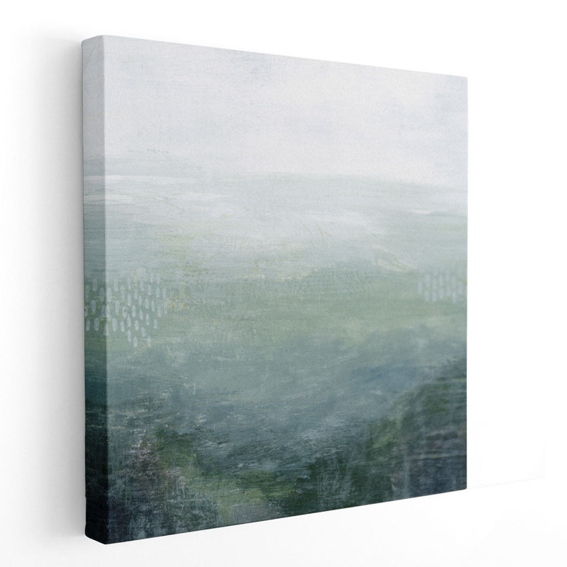 Phare brumeux I - reproduction d'art sur toile, H 12 po x l 12 po