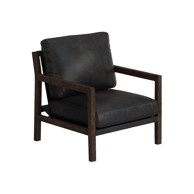 Structure et base en bois, fauteuil