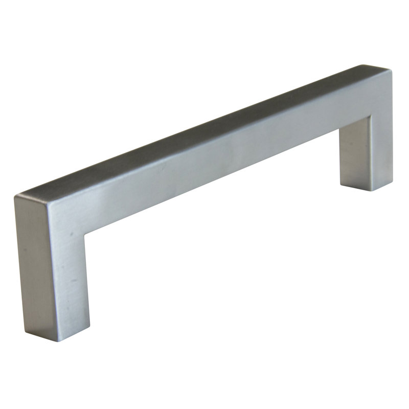 Brushed Stainless Steel Modern Industrial Bar Pull