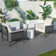 Hudson 3-Piece Patio Sets With End Table