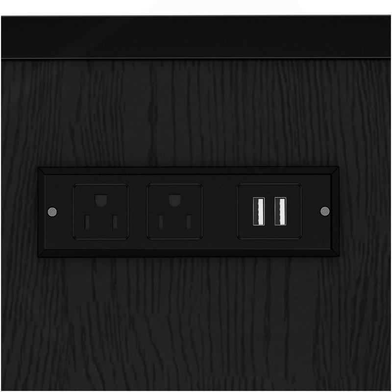 Lit superposé simple au-dessus de L en forme de L avec lit mezzanine simple, lit superposé triple en métal avec glissière et ports USB, conception peu encombrante et silencieuse, noir