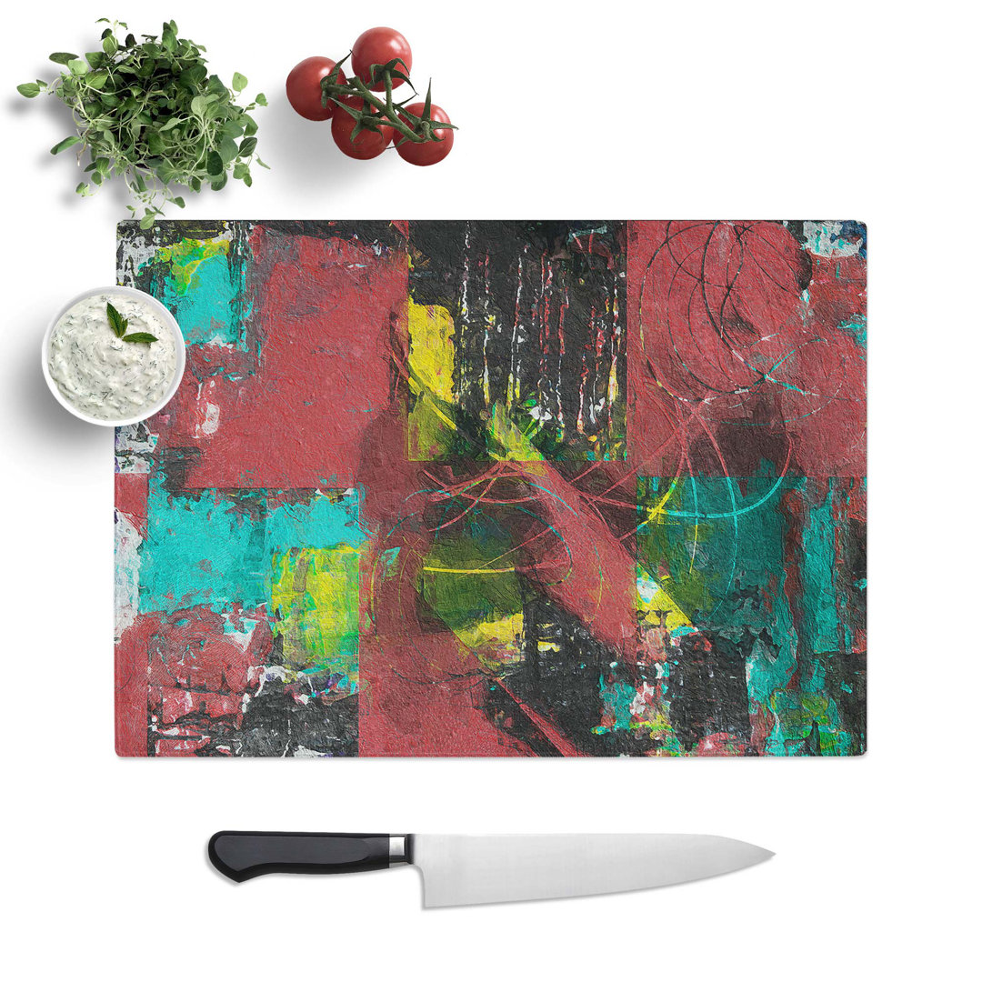 Tempered Glass Art Painting Vol.117 Chopping Board
