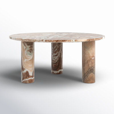 Izel 3 Leg Marble Coffee Table by AllModern