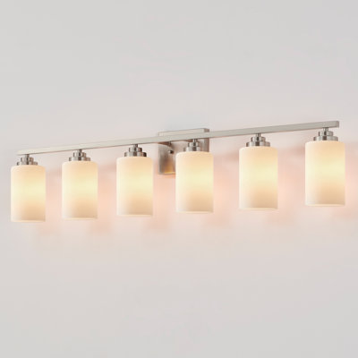 Vanity Light With Frosted White Glass