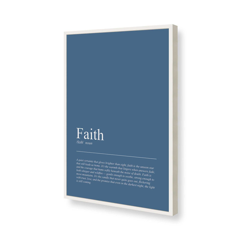 «The Light of Faith», reproduction d'art, 16 po x 20 po, Blanc opaque