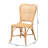 Pineapple Rattan Side Chair in Natural Brown