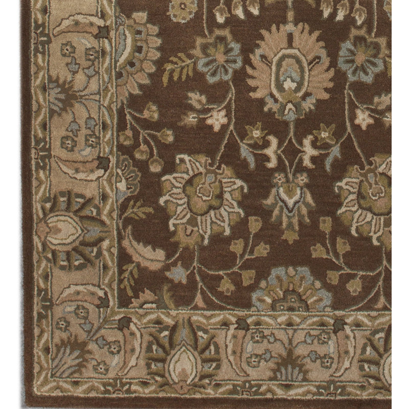 Tapis oriental brun Esm Tara, Rectangle 5 pi x 8 pi