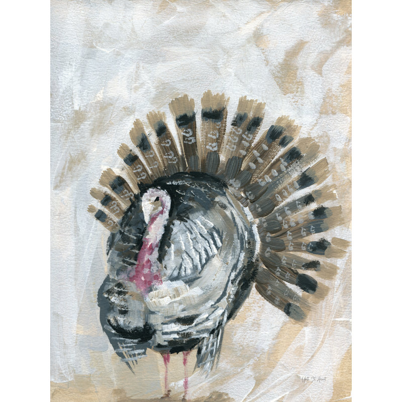 «Harvest Turquie» par Yvette St. Amant, H 16 po x l 12 po, Oui, Imprimé avec cadre noir