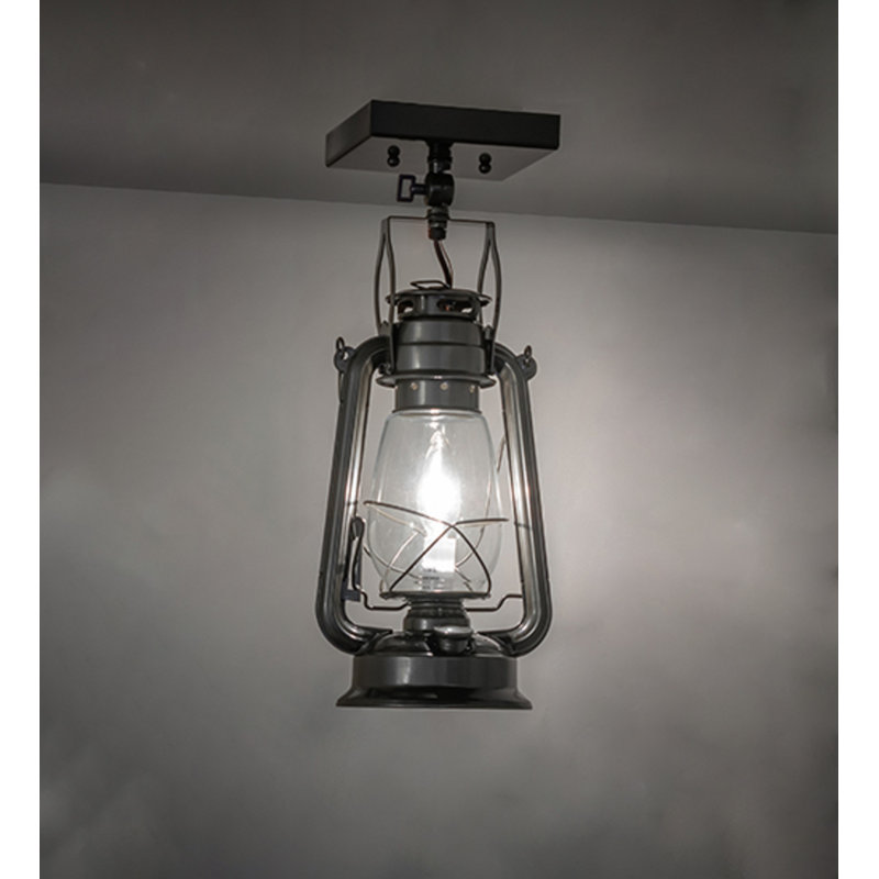Miner's 1 - Light Semi Flush Mount