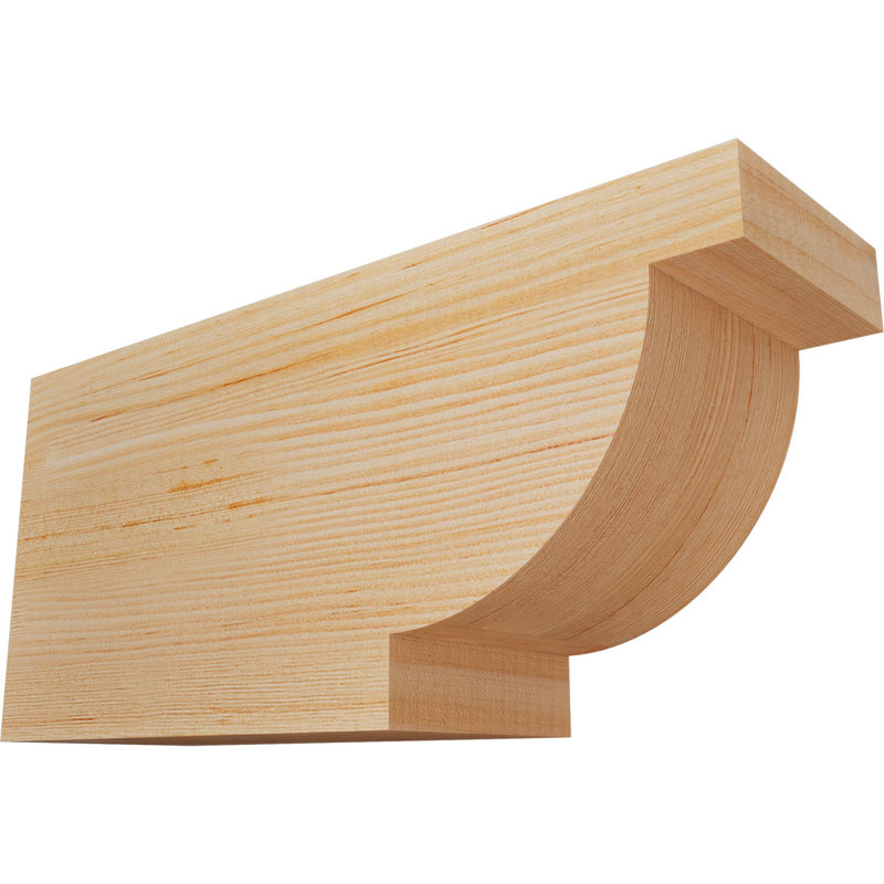 Queue Alpine, Sapin de Douglas, H 6 po x l 12 po x P 3,5 po