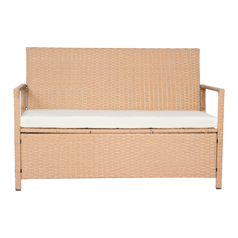 Banc de rangement d'extérieur Pe 70gal
