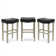 Rexalynn Upholstered Counter Stool with Solid Wood Frame