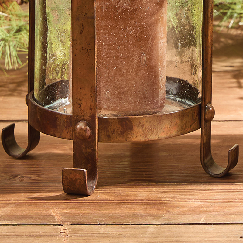 Metal Tabletop Pillar, 8.75" H x 7.25" W x 7.25" D