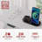 Linze Computer Desk w/ Monitor Shelf, RGB LED Lights, USB Ports & Drawers-776955452-776955455