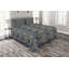 Adilyn Blue/Yellow Microfibre Bedspread Set-750731787