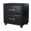 Contemporain durable en similicuir recouvrant la table de chevet 1pc
