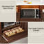 47.2" Kitchen Island with Storage, Power Outlet & LED Lights-1104555066