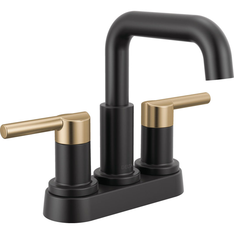 Nicoli Centerset Bathroom Faucet, 2-Handle Bathroom Sink Faucet