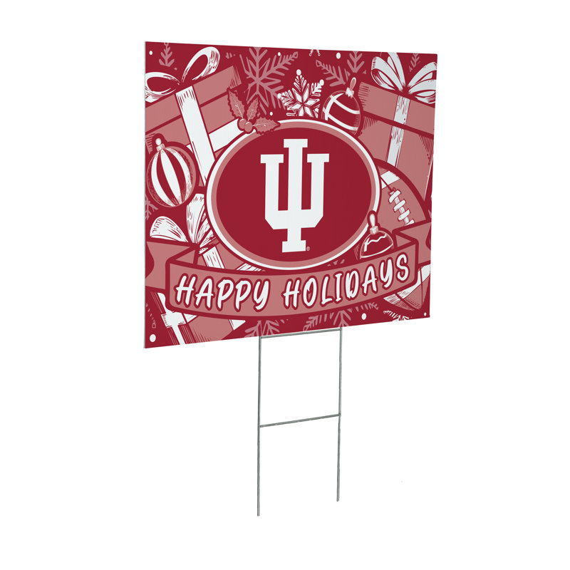 Enseigne de cour de l'Université Indiana, fête