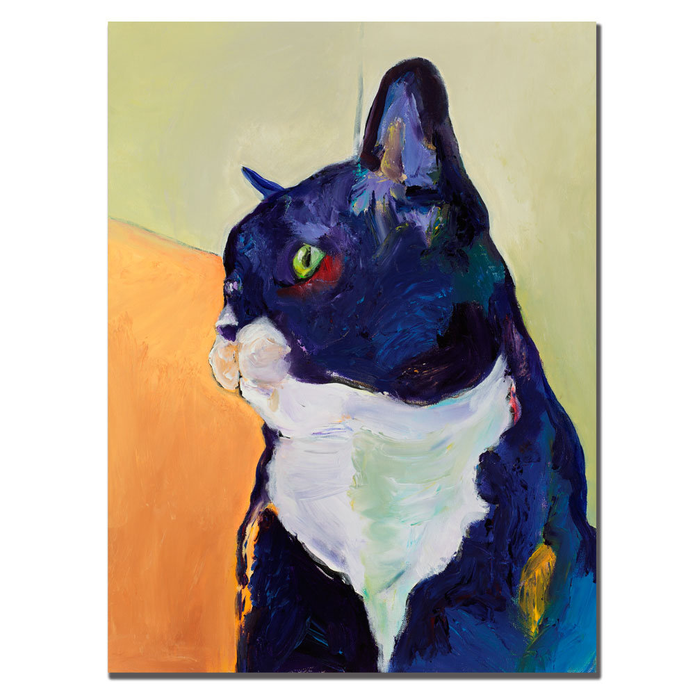 'Bird Watcher' by Pat Saunders-White Painting Print on Canvas Lark Manor™ 