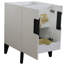 Base de meuble-lavabo simple 24 po seulement en blanc