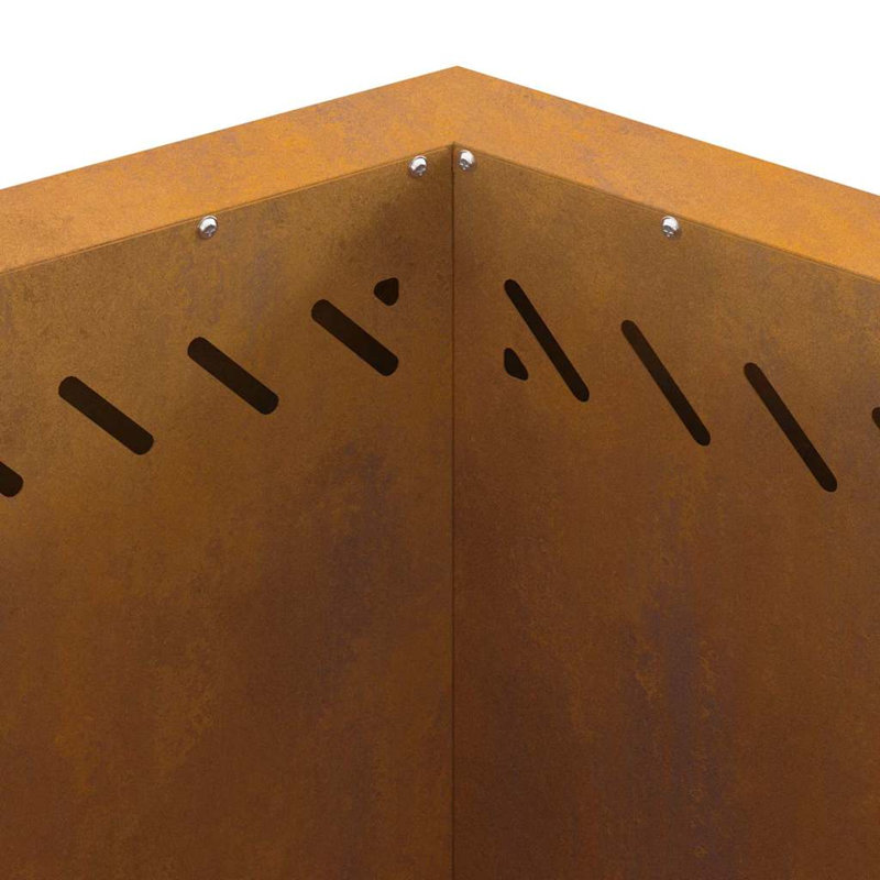 Modern Smokeless Fire Pit, 51cm H x 58cm W x 58cm D, Brown