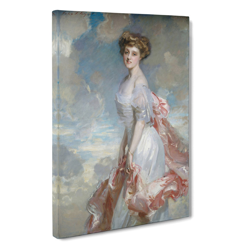 Portrait Of A Lady by John Singer Sargent - Wrapped Canvas Painting, 50cm H x 35cm W x 3cm D