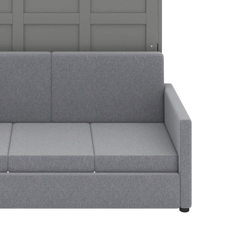Grand lit escamotable avec coussin