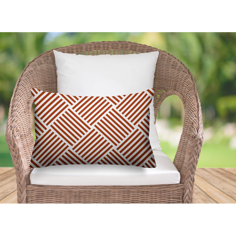 Housse et insert de coussin d'extérieur Langley, Épice