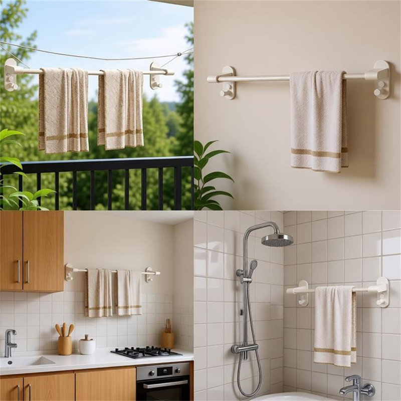 Manfredi 50cm 1 Wall Mounted Towel Bar