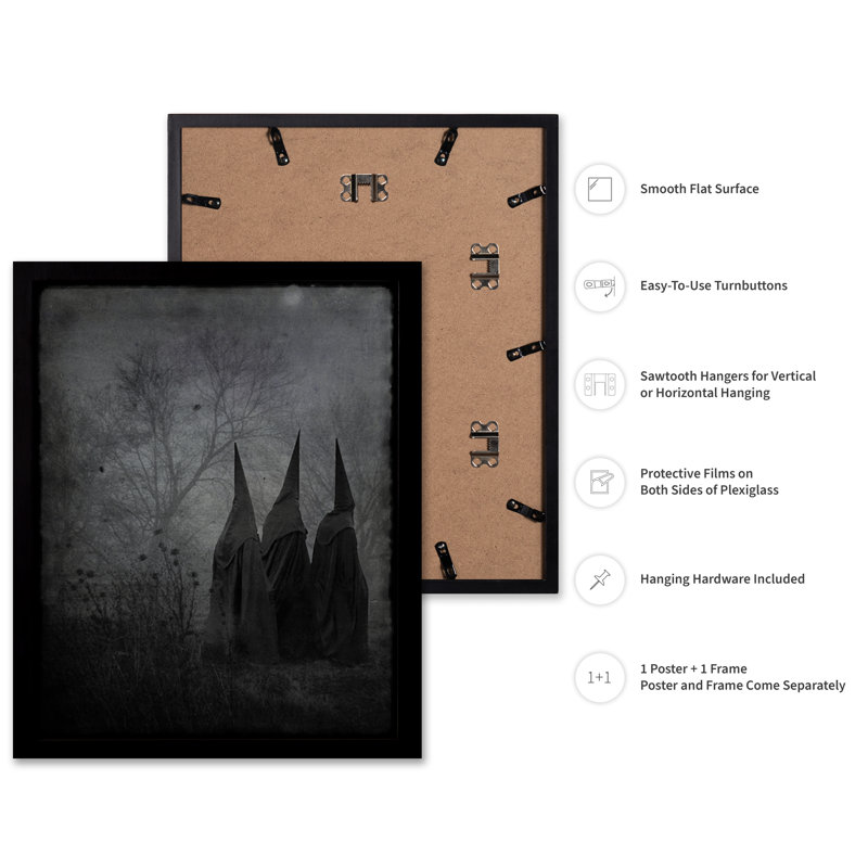 Magie occulte noire, Cadre noir, Affiche, H 16 po x l 20 po