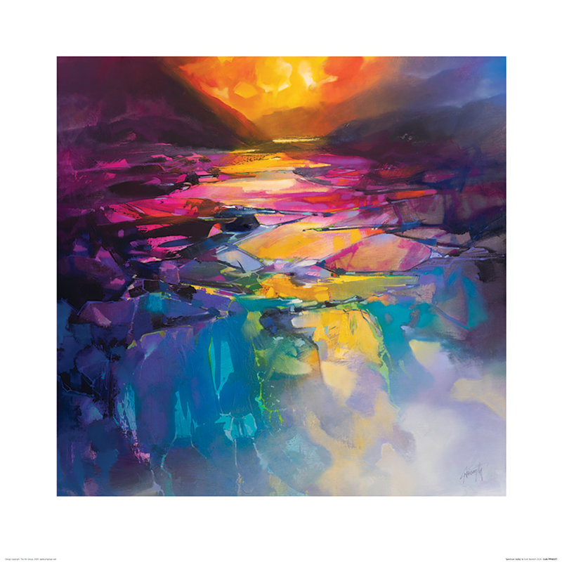 Spectrum Valley by Scott Naismith - No Frame Print, 60cm H x 60cm W x 0.1cm D