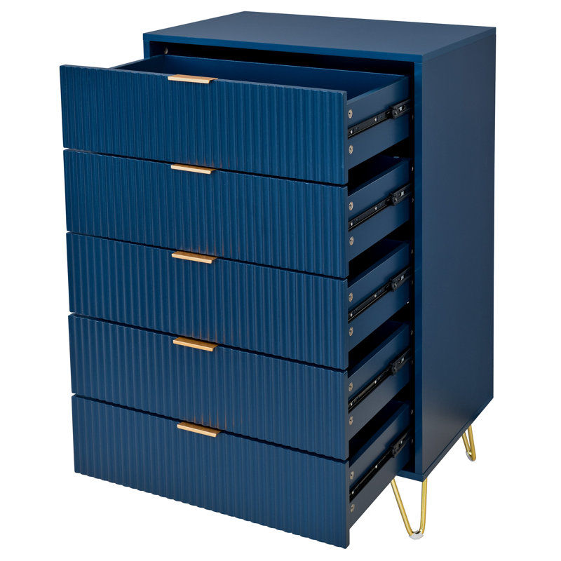 Padowski 152.4cm W 5 - Drawer Chest of Drawers