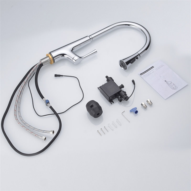 Robinet de cuisine sans contact, robinet de cuisine intelligent automatique mains libres