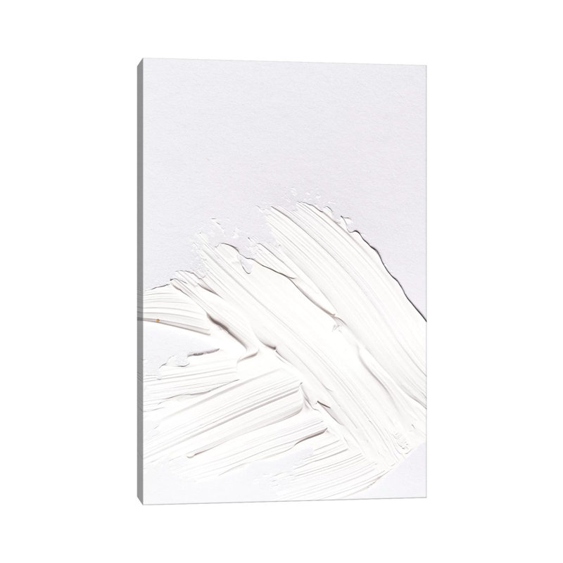 Minimal White by Honeymoon Hotel - Wrapped Canvas Gallery-Wrapped Canvas Giclée, 45.72cm H x 30.48cm W