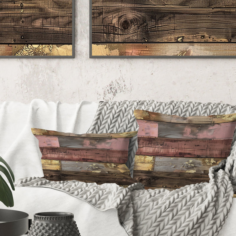 Aucun motif - Coussin Country, H 16 po x l 16 po, Carrée